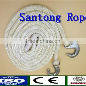 Nylon Twisted Pre-spliced Tow Rope Winch Rope With Hooks thumbnail-2