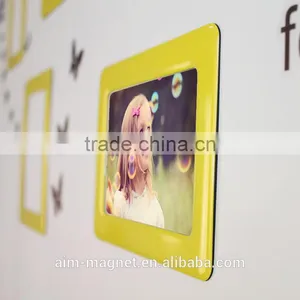 Custom Crystal Surface Wholesale Gifts Magnet Picture Frames Magnetic Photo Frame thumbnail-2