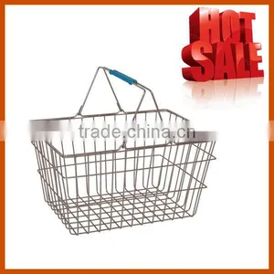 Recycle Wire Mesh Shopping Basket thumbnail-2