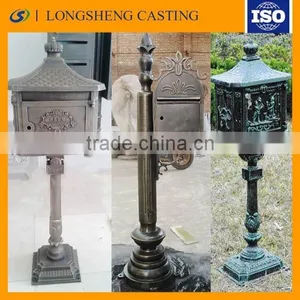 Customized Aluminum Casting Antique Style Bollard /mailbox Post thumbnail-1