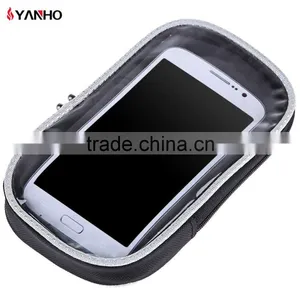 YANHO Cycling Bicycle Bag Bike Frame Front Tube Panniers Mount for 5.5 Inches Touch Screen Cell PhoneBag thumbnail-1