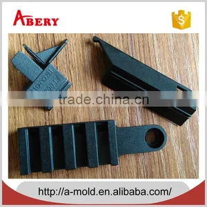 OEM Engineering PA66 Black Plastic Parts Injection Molded Spare Parts thumbnail-1