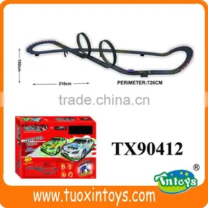 1:64 Kids Cars Electric Race Track Toy thumbnail-1