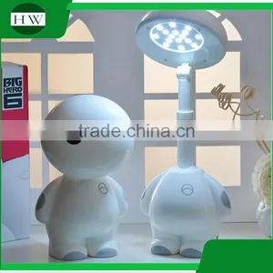 Large Plastic Cartoon Baymax Usb Charging Charge Foldable Folding Telescopic Led Reading Desk Table Night Latern Lamp Light thumbnail-1
