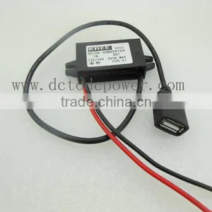 DC Buck Converter 12V24V To USB 5V3A MAX thumbnail-1
