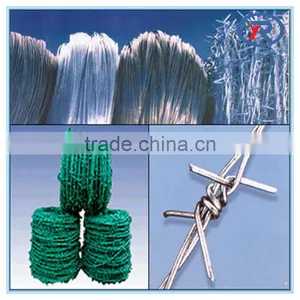 China High Quality Cheap Pricepvc Coated Barbed Wire Plastic Coated Iron Wire thumbnail-6