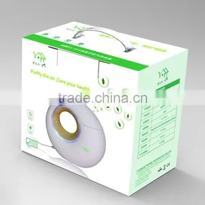 New Design Touch Button Blue Lighting Air Purifier Ionizer thumbnail-6