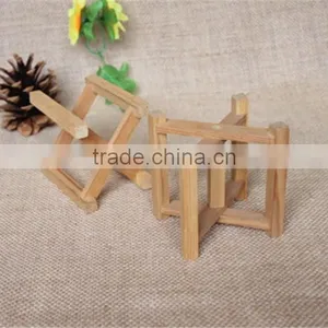 FSC Handmade Foldable Mini Wooden Craft Rack thumbnail-2
