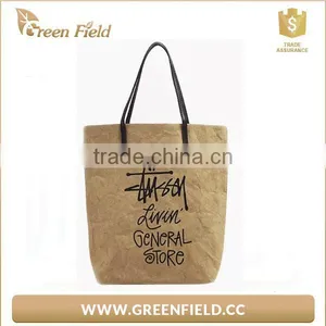 Popular Custom Printing Brown Color Shopping Bags thumbnail-2
