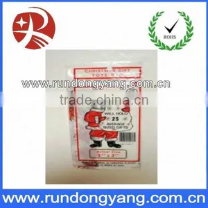 Clear Beautiful Christmas Plastic Bag thumbnail-1