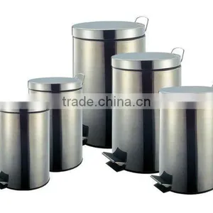 Stainless Steel Trash Can /Pedal Bin Set of 5 thumbnail-1