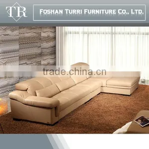 2014 Hot Sale Top Grain Leather Corner Sofa for Home Furniture thumbnail-2