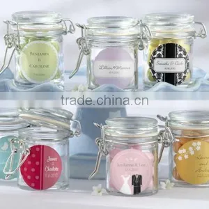 Airtight Glass Tea Sugar Coffee Pot With Latch Top Lid thumbnail-1