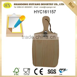 Wholesale Custom Pine Wood Writing Pad Board With Clips thumbnail-1