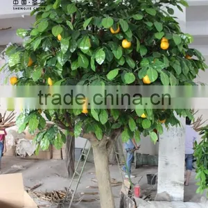 Wholesale Decorative Artificial Orange Tree,fiberglass Artificial Orange Tree thumbnail-1