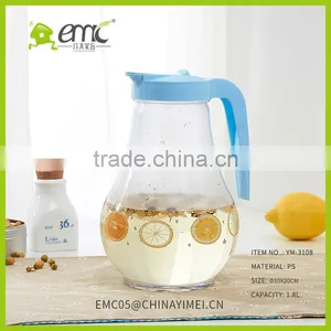 Wholsale Plastic Cold Water Kettle With Lid Juice /tea Bottle thumbnail-5