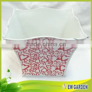 Attractive Price Round Handicraft Plastic Flower Hanging Pots,Sticker Planter thumbnail-3
