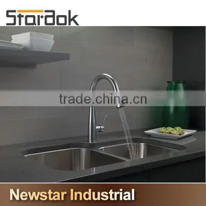 Star.aok Fashion Style Brass Water Saving Kitchen Faucet thumbnail-3