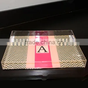 New Style Clear Transparent Acrylic Insert Paper Tray thumbnail-3