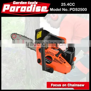 PDS2500 12inch 3/8 Pitch 25.4CC Small Pocket Gas Chainsaw 2500 thumbnail-1