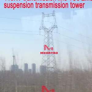 MEGATRO 110kV Transmission Line 1C6 ZM3 Suspension Transmission Tower thumbnail-1