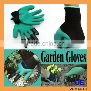 Garden Genie Gloves - Garden Gloves For Digging & Planting No More Worn Out Fingertips Unisex Claws On Right Hand thumbnail-1