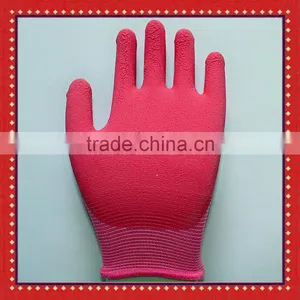 13Gauge Nyon Liner Softtextile Foam Latex Coated Gardening Gloves thumbnail-3
