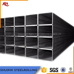 Black Q215 JIS Hot Rolled Rectangular Factory Sales Building pe Coated Steel Pipe thumbnail-3
