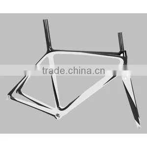 New Design Fashion High Modulus Super Light Full Carbon Fiber 700C Road Bicycle Fram thumbnail-1