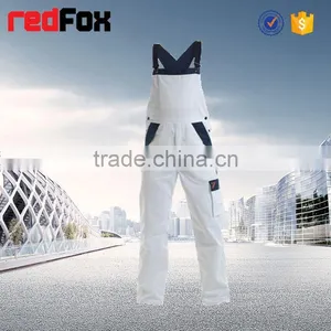 Hi Vis Cheap White Fashion Workwear Overalls for Men thumbnail-1