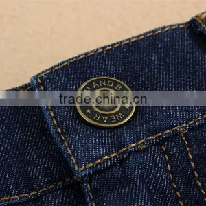 2015 Summer Boys Cotton Denim Baby Shorts Newborn Pants Lattics Design thumbnail-3