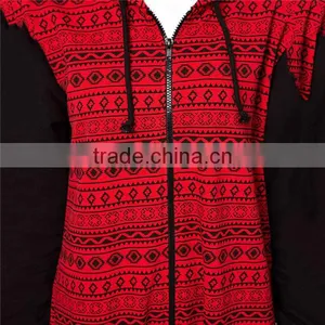 Aztec Print Plus Size Custom Made Adult Print Onesie thumbnail-4