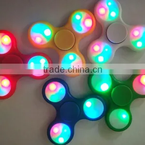 Painted LED Lights Light Fingertips Gyro Flashing Light Fingertips Three Leaf Camouflage Gyro Finger Luminous Decompression thumbnail-6