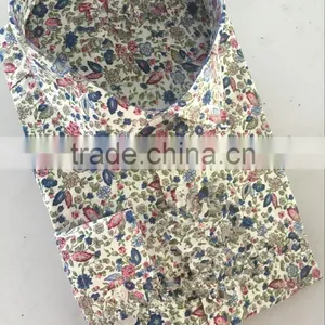 Latest Florals Mens Slim Fit Dress Shirt Design thumbnail-2