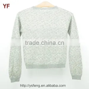 Girls Design Knitted Kids Pullover Sweater thumbnail-2