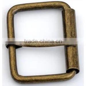 40mm 1.5inch Big Metal Iron Pin Buckle Movable Tube Bagpack Belt Buckle Silver, Black, Bronze BK-070 thumbnail-3