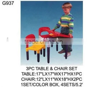 G937 3PC TABLE & CHAIR SET thumbnail-1
