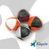 Silver/black 8 Panel Juggling Ball thumbnail-1