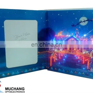 2017 Popular Personalized Photo Christmas Birthday Wished Cards thumbnail-6
