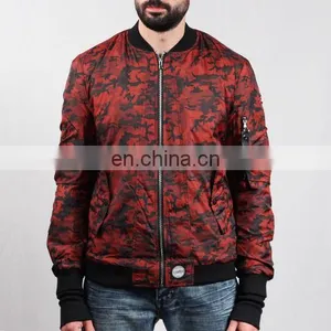 CAMOFLAGE Fit CHEAP Bomber Jacket, Body Fit USA Winter Bomber Jacket/OEM Service MA1pocket Mens Bomber Jacket thumbnail-3
