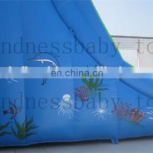 Promotion Inflatable Ocean Slide, Dolphin Slide With Ocean Theme for Kids, Amuse Slide for Funny Party thumbnail-4