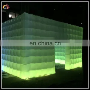White Inflatable Bubble Tent ,inflatable Air Tent , Inflatable Cube Tent for Sale thumbnail-4