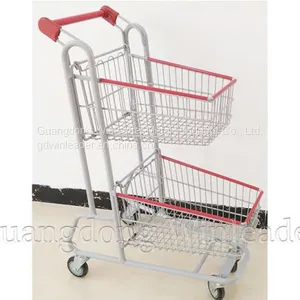 Two Basket Shopping Cart thumbnail-1