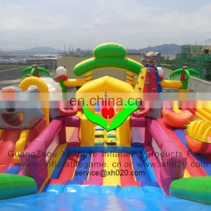 PVC Tarpaulin Suitable on Square Inflatable Giant Cartoon Fun City thumbnail-2