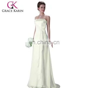 Fashion Ball Gown Long Floor Length Lace Sweetheart White Wedding Dress 2015 CL3184 thumbnail-1