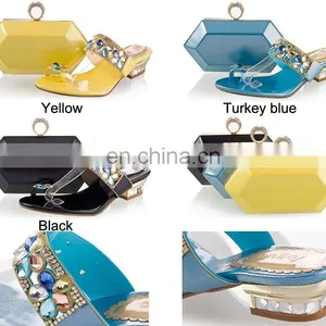 Yellow Nude Lady Dress Shoes Crystal Wedding to Match 2015 thumbnail-1