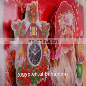Cheap Customized 3D Christmas Pvc Hanging Sticker thumbnail-6
