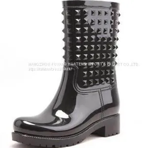 Vogue Women PVC Rain Shoe, Ladies's Rain Shoes, Popular Style Shoe, New Fashion Women Shoes thumbnail-2
