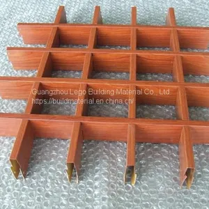 Beautiful And Multifunction Ceiling 100x100 Aluminum Grille thumbnail-2