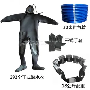 No. 4 One Piece Fully Sealed Municipal Sewage Diving Suit No. 2 Municipal Sewage Operation Fully Sealed Diving Suit 693 Fully Covered With Full Dry Diving Suit Closed Waterproof and Cold Proof Suit thumbnail-1